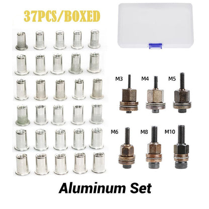 🔧🔧Menetes betétes szegecsanyák készlet