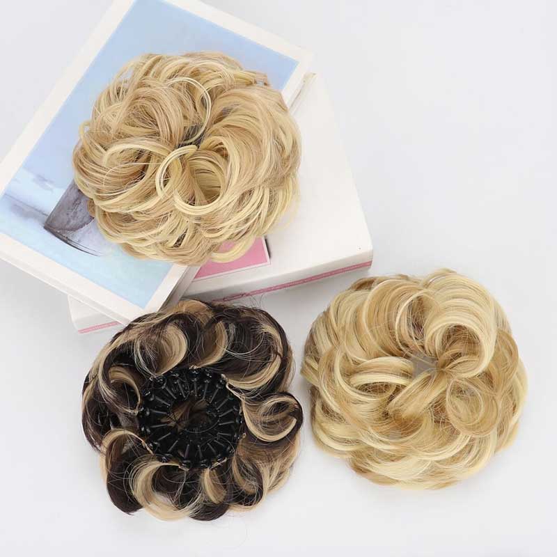 Puha fürtök, állítható hajgumi a parókával