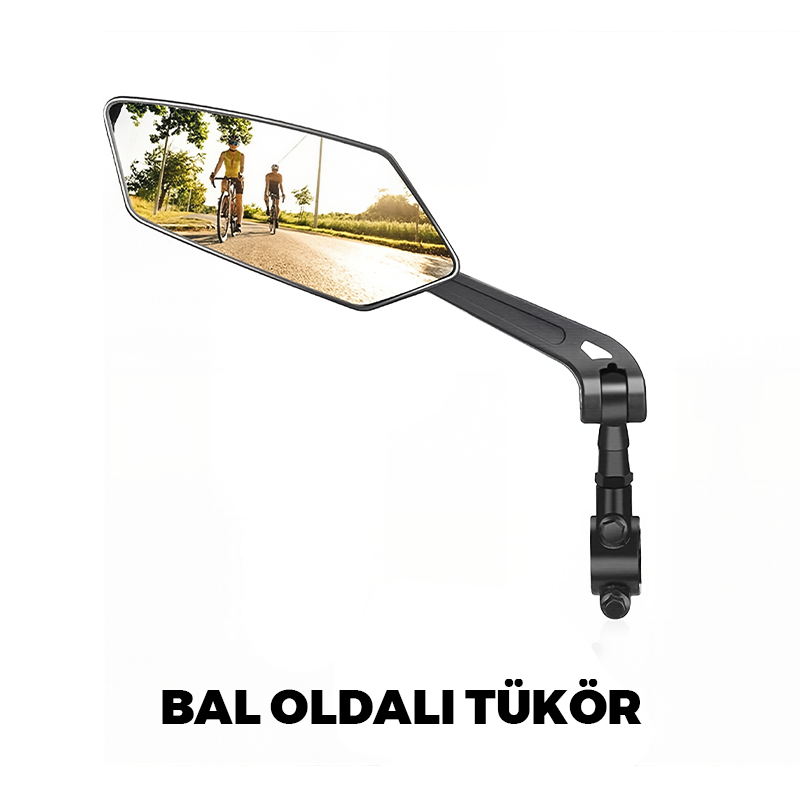 360 fokban forgatható visszapillantó tükör – alkalmas motorkerékpárokhoz és kerékpárokhoz