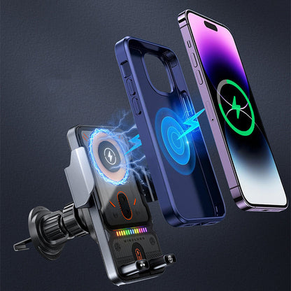 🚗📱Új vezeték nélküli autós tartó gyors töltési funkcióval⚡🔌