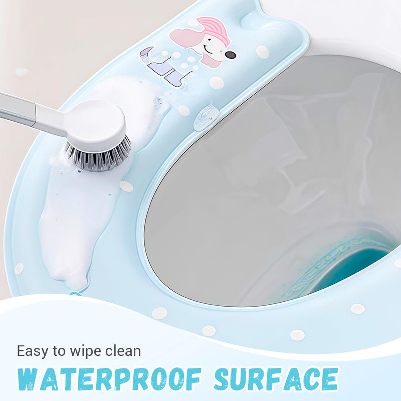 🚽Vízálló WC-ülőke huzat mintával otthoni használatra