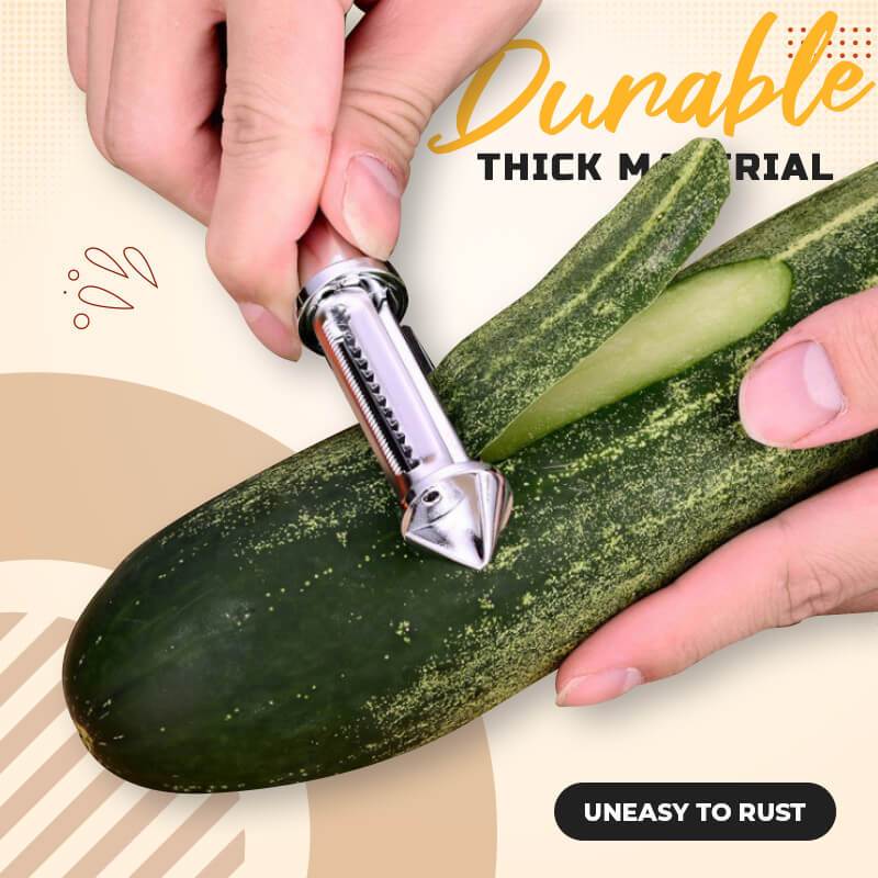 【🔥1+1 ingyen】🥒🍎Többfunkciós rozsdamentes acél hámozó