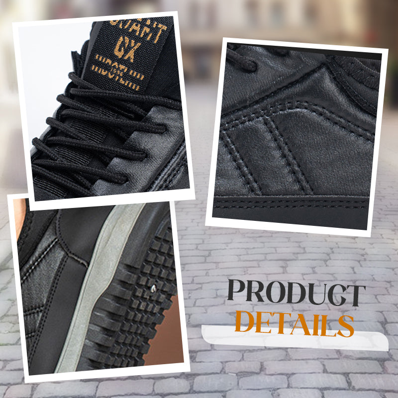 Férfi kényelmes, meleg cipők: vízálló és csúszásgátló