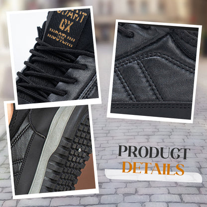 Férfi kényelmes, meleg cipők: vízálló és csúszásgátló