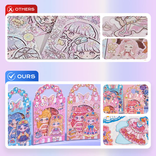 🔥 Mágneses öltöztetős babák gyerekeknek