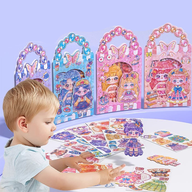 🔥 Mágneses öltöztetős babák gyerekeknek