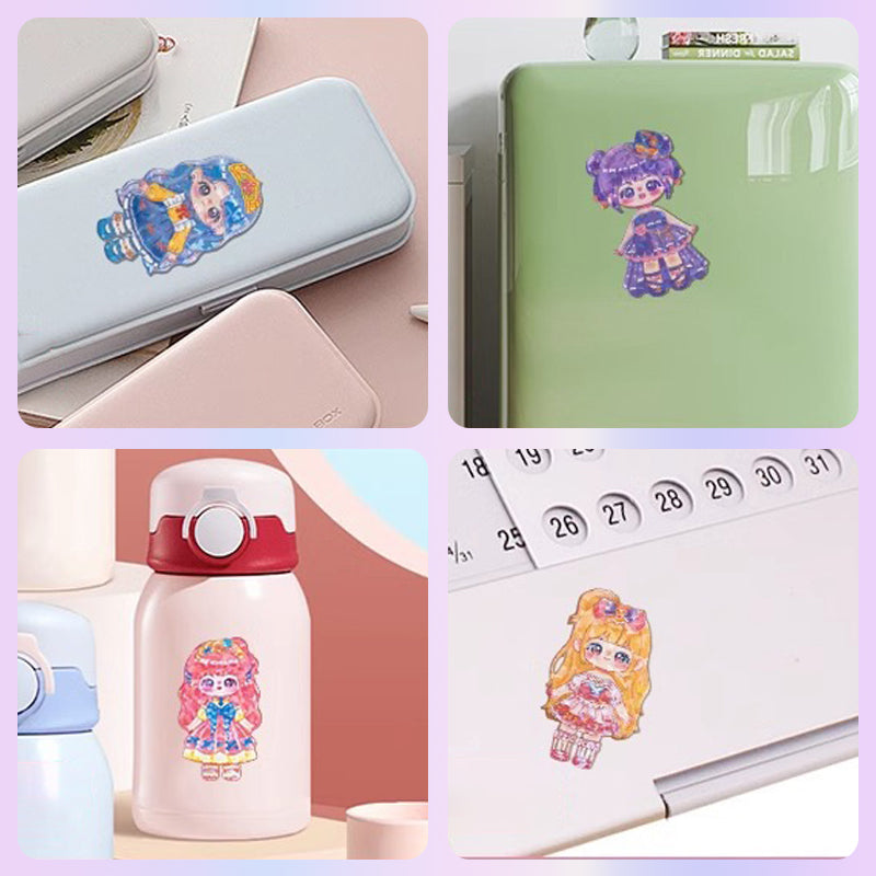 🔥 Mágneses öltöztetős babák gyerekeknek