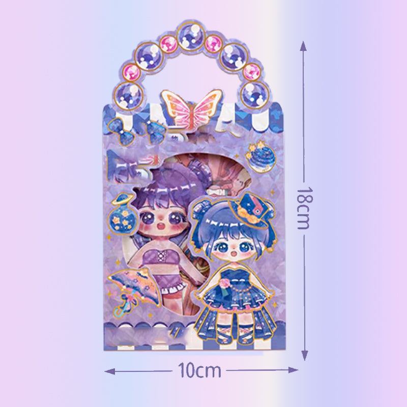 🔥 Mágneses öltöztetős babák gyerekeknek