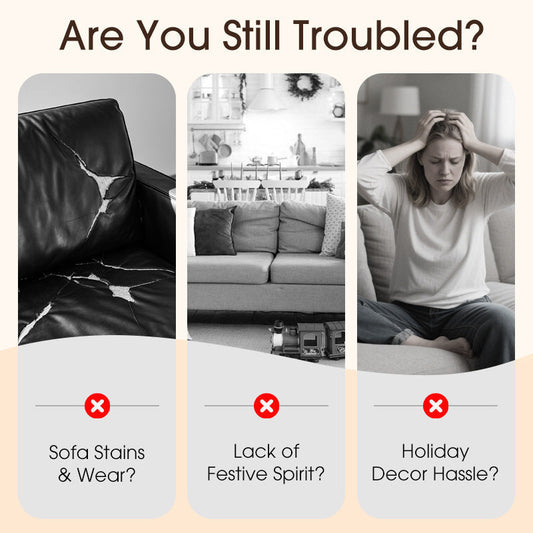 🎄Megfordítható karácsonyi kanapéhuzat