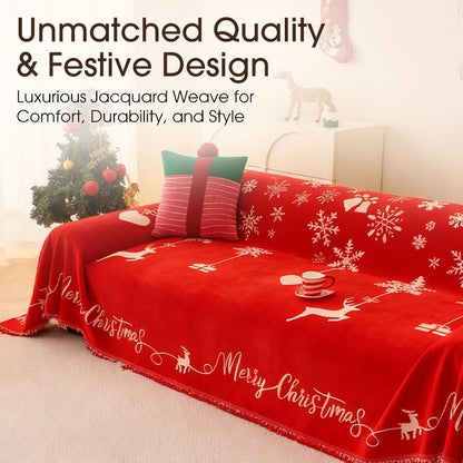 🎄Megfordítható karácsonyi kanapéhuzat