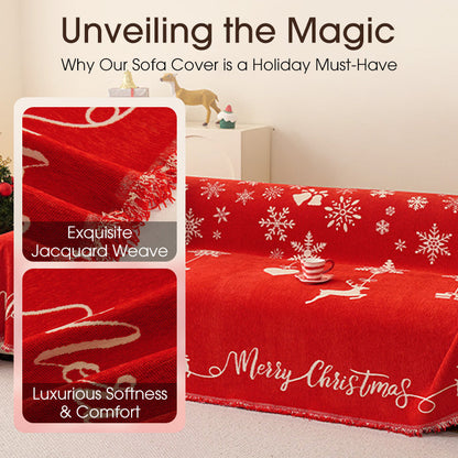🎄Megfordítható karácsonyi kanapéhuzat