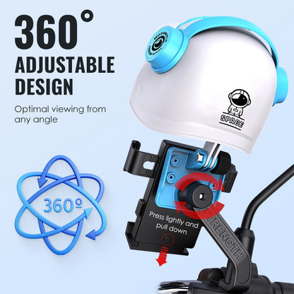 🚴‍♂️ Tartós kerékpár-mobiltelefon tartó, időjárásálló ☔🛡️