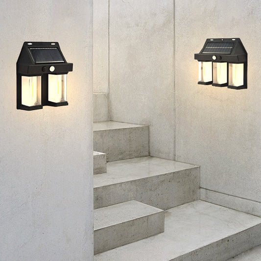 🔥Vásároljon 1 kap 1 ingyenes💡Kültéri vízálló, napenergiával működő mozgásérzékelős fali lámpa