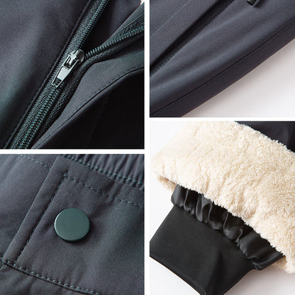 ✨Férfi kényelmes termikus nadrág grafit térdvédővel