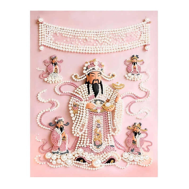 DIY 3D műanyag gyöngyfestő készlet