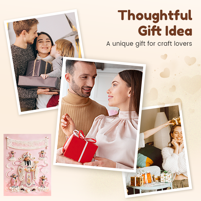 DIY 3D műanyag gyöngyfestő készlet