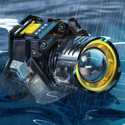 💡Kültéri vízálló, újratölthető fejlámpa fejpánttal