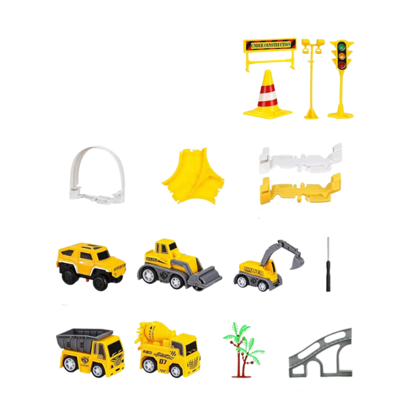 Építhető Versenypálya Készlet Gyerekeknek