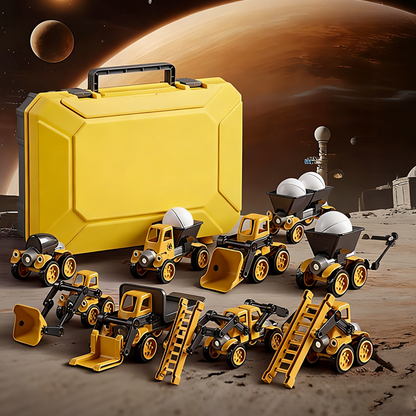 🚜Mágneses járműépítő készlet