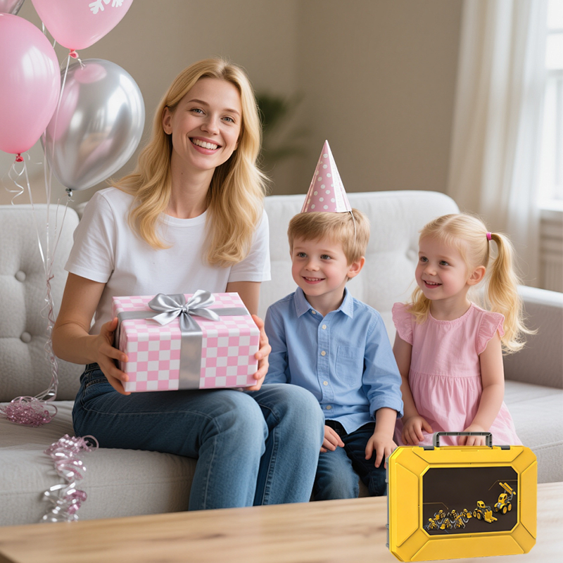 🚜Mágneses járműépítő készlet