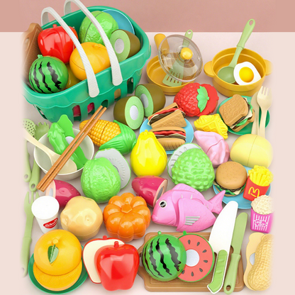 Vágó játék étel gyerekeknek