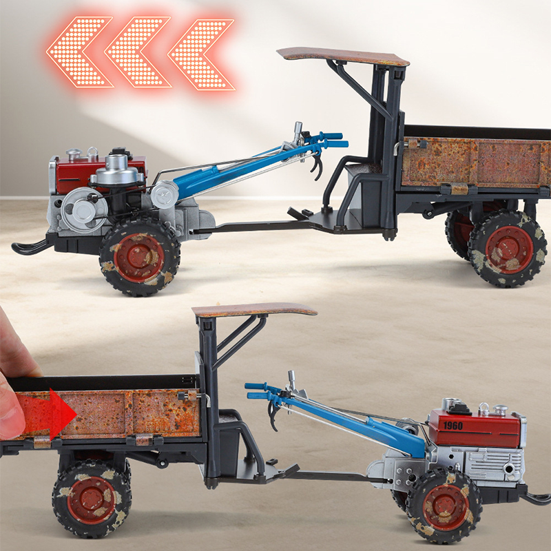 Gyerekeknek szóló retro traktor játékmodell