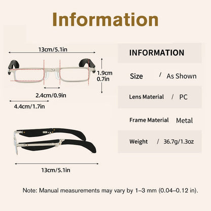 🎁Utolsó 50 szett elérhető📿Ingyenes rózsa nyaklánc👓 Összecsukható, recept nélkül kapható szemüveg (kék fény szűrővel, szemüvegtokkal)