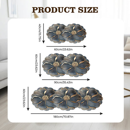 🌺Virágmintás, gyorsan száradó fürdőszoba szőnyeg