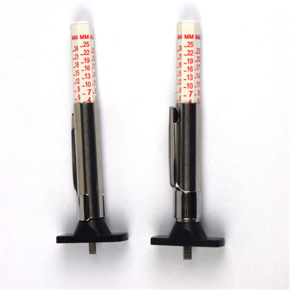 Hordozható autó gumiabroncs futófelület-mélységmérő