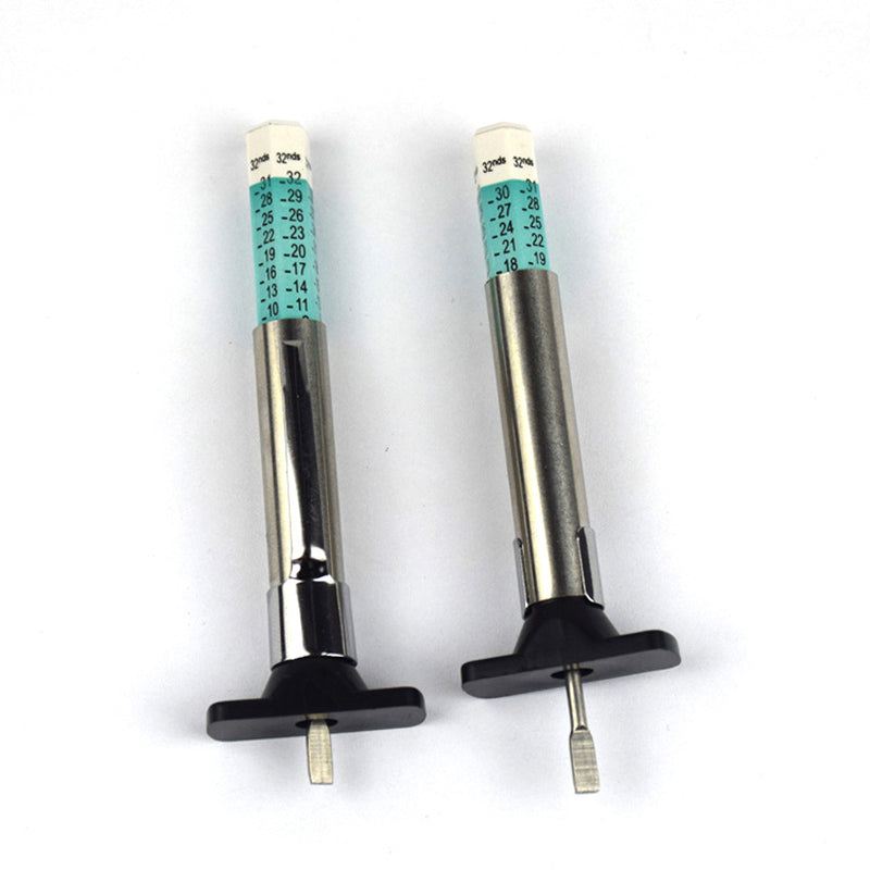 Hordozható autó gumiabroncs futófelület-mélységmérő