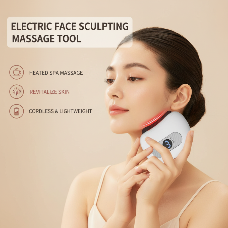 Elektromos arcformáló és öregedésgátló masszírozó🎁Ingyenes illóolajok