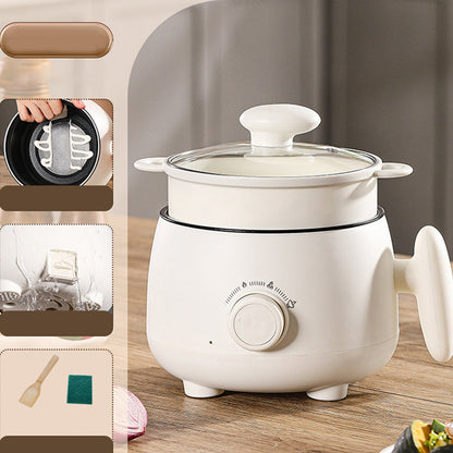 🍲Hordozható, többfunkciós, tapadásmentes elektromos főzőedény♨️
