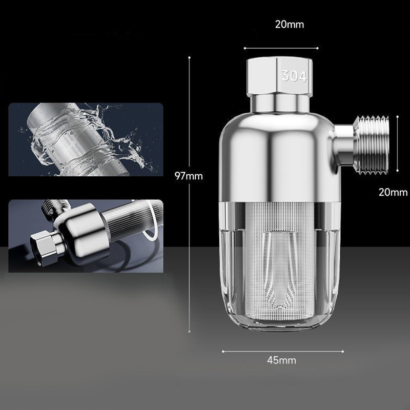 Rozsdamentes acél 40 mikronos teljes ház vízszűrő