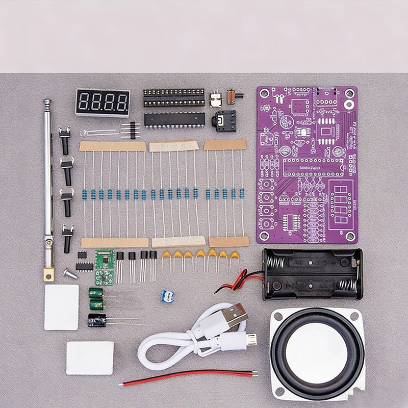 🔥Forró akciók🔥DIY digitális FM rádió forrasztókészlet