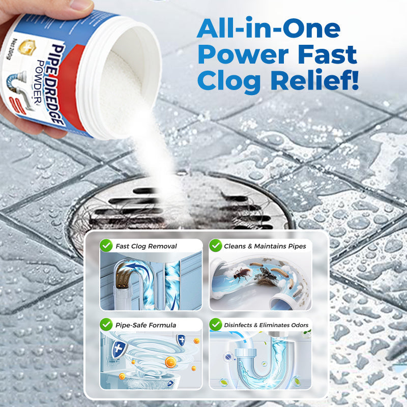 ✨4 az 1-ben hatékony csőtisztító por