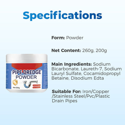 ✨4 az 1-ben hatékony csőtisztító por