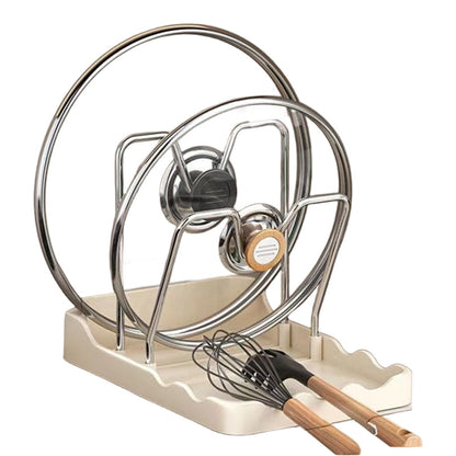 🔥Többfunkciós edényfedél és vágódeszka tartó