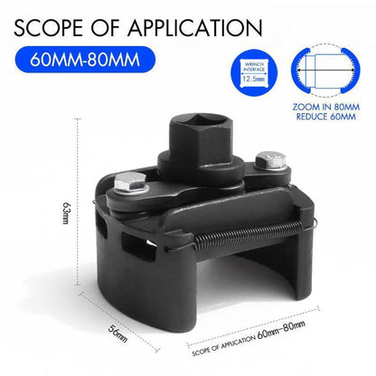 💢Szabályozható olajszűrő kulcs eltávolító eszköz