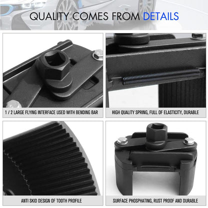 💢Szabályozható olajszűrő kulcs eltávolító eszköz