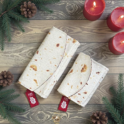 Vicces összecsukható burrito stílusú pénztárca