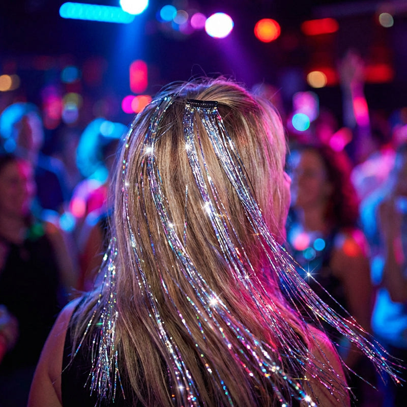 Csillogó bekapcsolható hajdísz