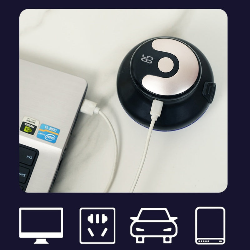 ✨ Kör alakú Elektromos Hajatvágó LED Kijelzővel ✂️🔋