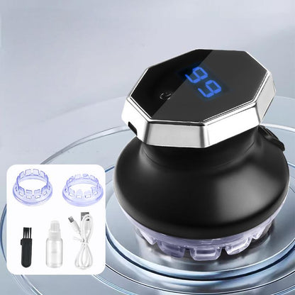 ✨ Kör alakú Elektromos Hajatvágó LED Kijelzővel ✂️🔋