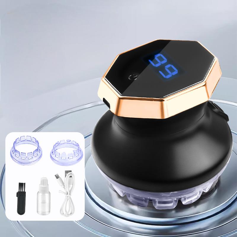 ✨ Kör alakú Elektromos Hajatvágó LED Kijelzővel ✂️🔋