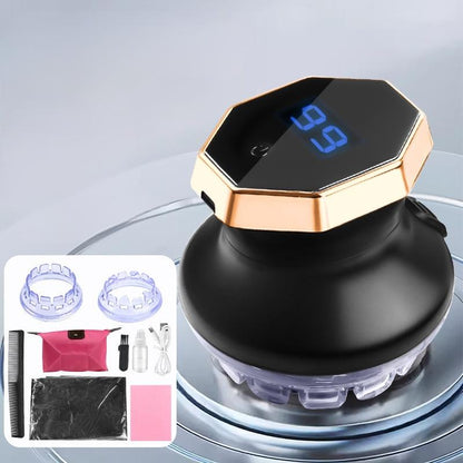 ✨ Kör alakú Elektromos Hajatvágó LED Kijelzővel ✂️🔋