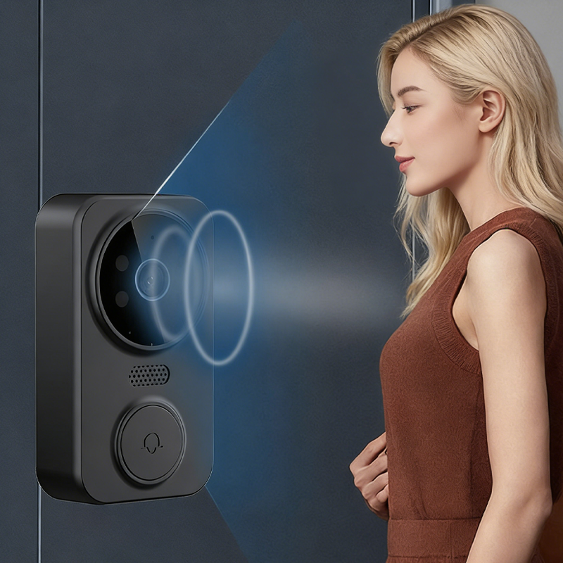 Vezeték nélküli videós kapucsengő monitorral