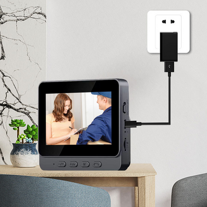 Vezeték nélküli videós kapucsengő monitorral