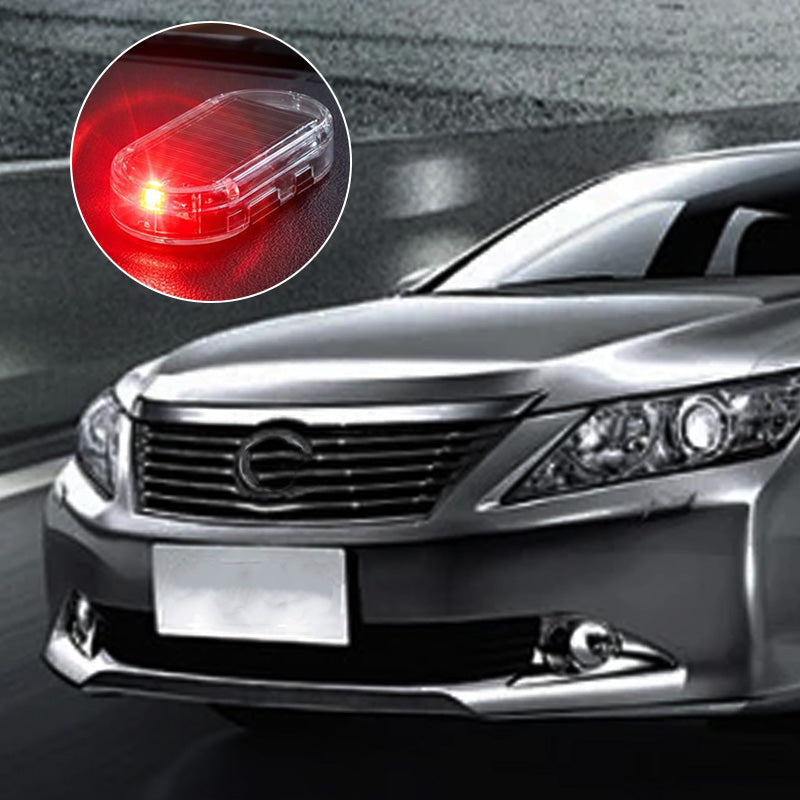 ⏳Időben korlátozott 50% kedvezmény🚨Napenergiával működő autó lopásgátló figyelmeztető lámpa