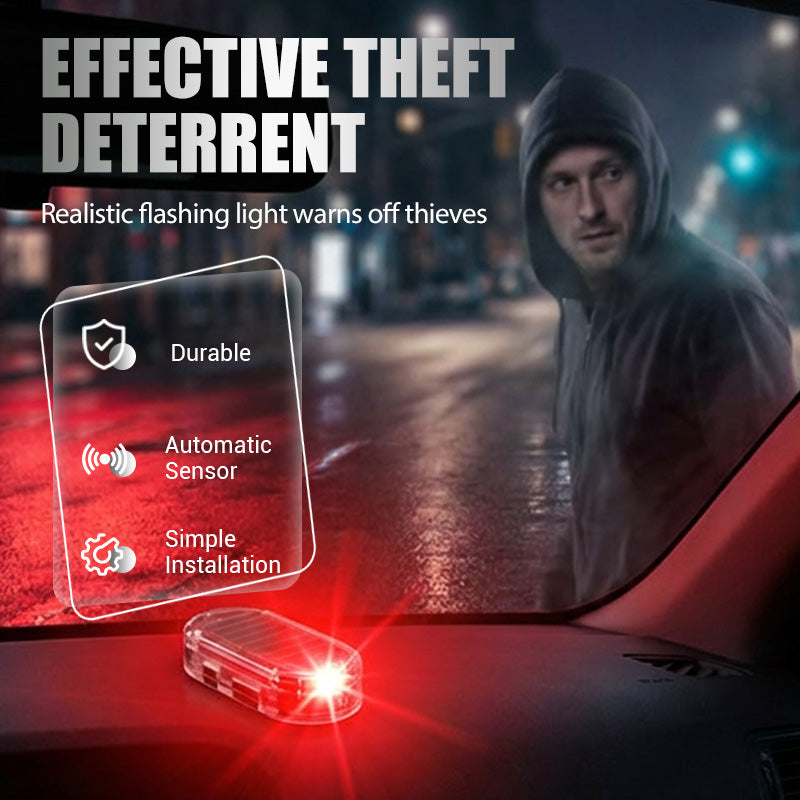 ⏳Időben korlátozott 50% kedvezmény🚨Napenergiával működő autó lopásgátló figyelmeztető lámpa