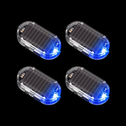 ⏳Időben korlátozott 50% kedvezmény🚨Napenergiával működő autó lopásgátló figyelmeztető lámpa